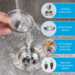 3 in 1 Kitchen Sink Drain Strainer